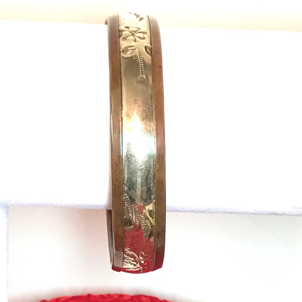 Silver and Copper Bracelet